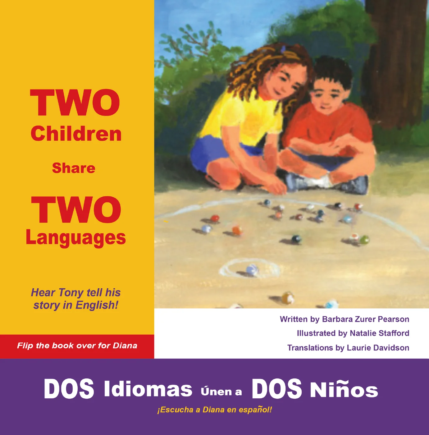 Tony's cover: TWO Children Share TWO Languages